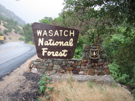 Wasatch NF Sign